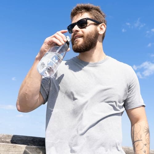 Super Sparrow Gourde TouchSip - Bouteille d'eau Tritan Sans BPA - Idéale pour le Sport et l’École