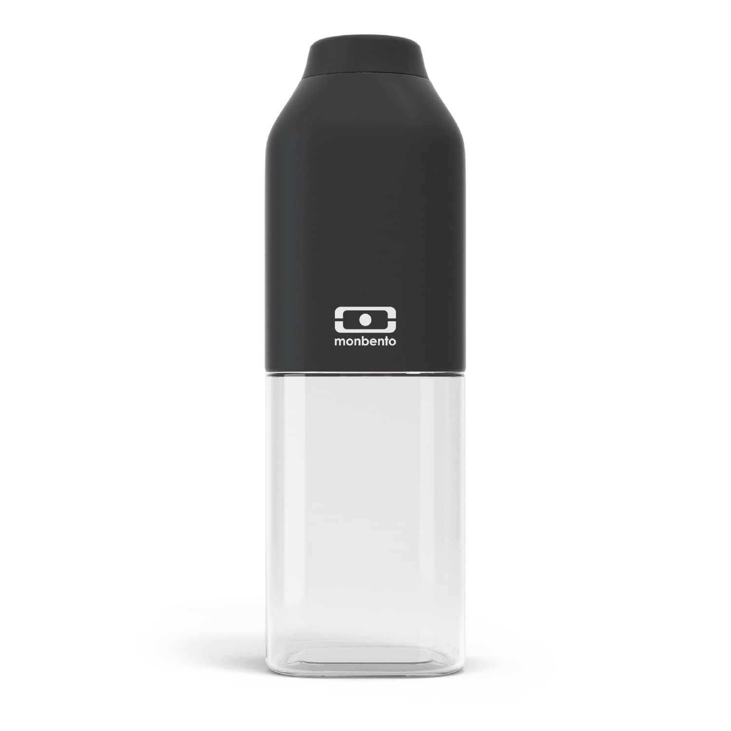monbento Bouteille d'Eau MB Positive M Onyx 500ml - Compakte - idéale pour Bureau, Sport ou Pique-Nique - Sans BPA - Zér