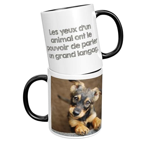 Mug Personnalisé Haute Qualité | Idée Cadeau Original pour Homme et Femme | Impression Personnalisée avec Photo et Texte