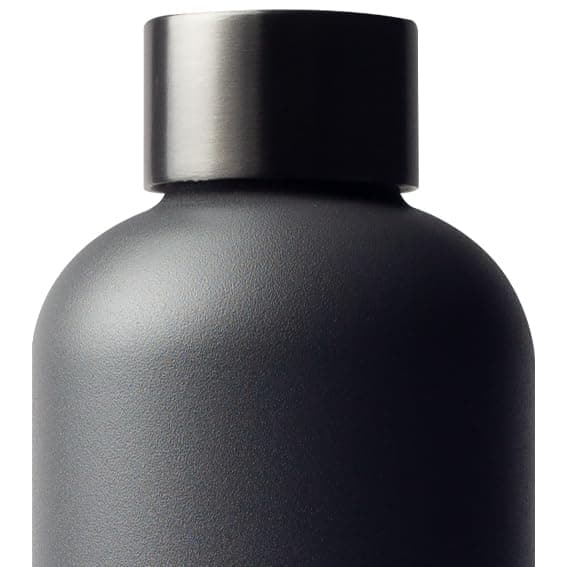 MAMEIDO Gourde Isotherme Pearl Marble Gold - Conserve la fraîcheur 24h & la chaleur 12h, Inoxydable & Sans BPA, 500ml — Carbon Grey