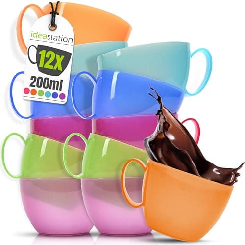 Idea-station tasse café plastique - incassable - idéale pour le camping