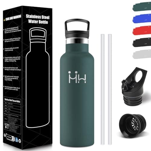 Gourde Enfant Honeyholly 500Ml BPA-Free Isotherme Réutilisable Campagne Eco-Ecole Gymnase