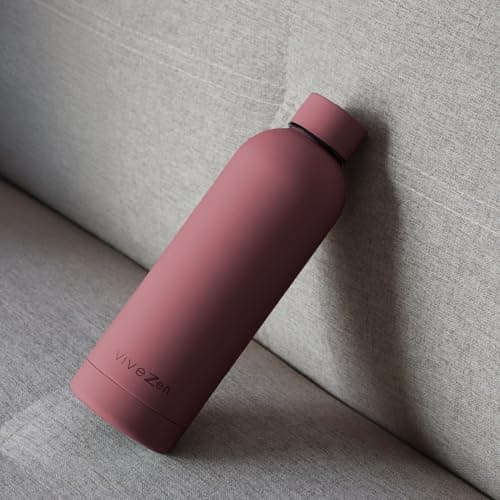 Vivezen - Bouteille isotherme 500ml réutilisable chaud ou froid - Multiple coloris