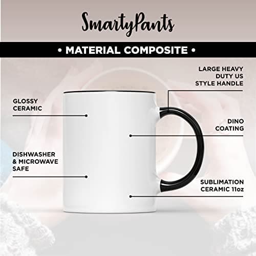SmartyPants Soot Sprites Tasse à café enveloppante avec poignée en céramique résistante, passe au lave-vaisselist et au