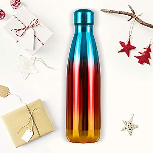 Lalafancy Bouteille d'eau en Acier Inoxydable Sans BPA pour Outdoor & Travail - Thermos Double Paroi 24h Froid & 12h Cha