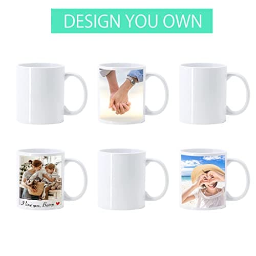 Ensemble de tasses sublimation SIGNZWORLD pour café et boissons | Taille 325ml | Boîtes incluses | Idéal pour les amateu