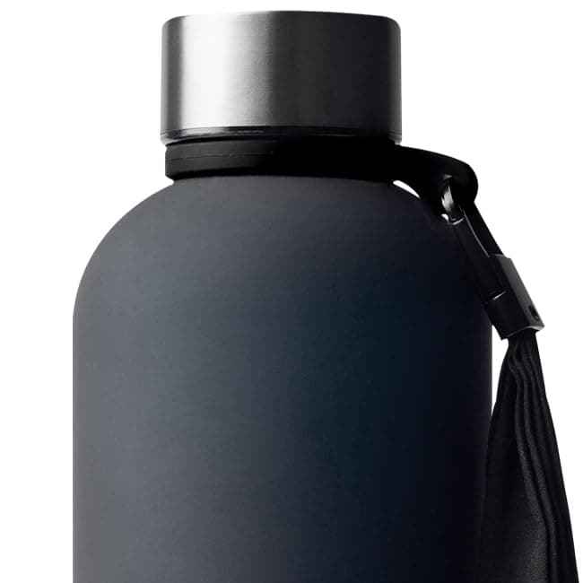 MAMEIDO Gourde 1,5 l | Design Plastique | Marqueur de Temps de Motivation — Rich Black