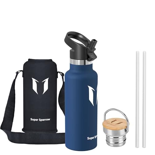Super Sparrow Gourde Isotherme - Bouteille En Acier Inoxydable Étanche - Pour Sport & Plein Air - Grande Capacité - Sécu