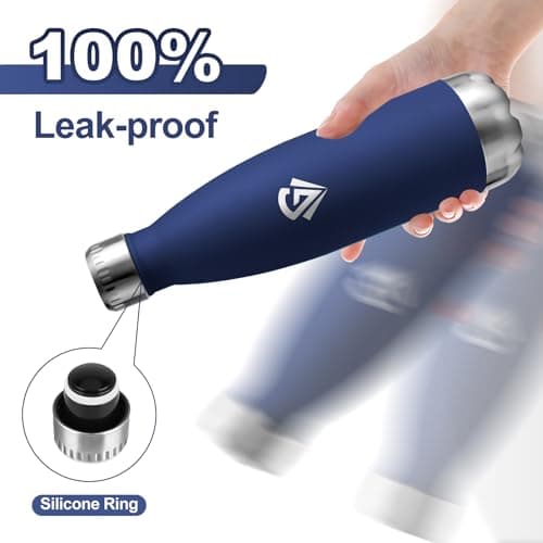Bouteille Isotherme Inox 500ml pour Sport et Voyage Adulte