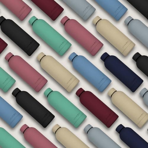 Vivezen - Bouteille isotherme 500ml réutilisable chaud ou froid - Multiple coloris