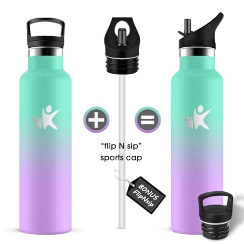 Gourde Isotherme KollyKolla 750ml pour Voyage et Bureau Sans BPA