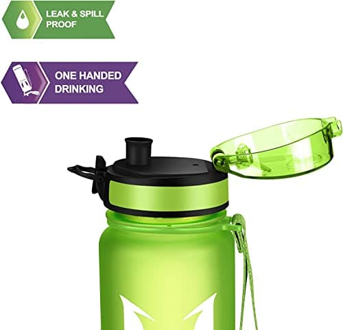 Gourde Super Sparrow 350ml 500ml 750ml 1000ml - Bouteille d'eau sans BPA pour Sport Randonnée École Bureau Plein Air - G