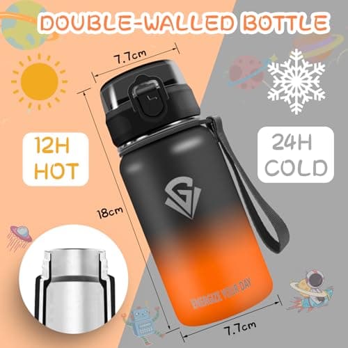 Gourde Enfant Grsta 500ml Isotherme Facile à Nettoyer