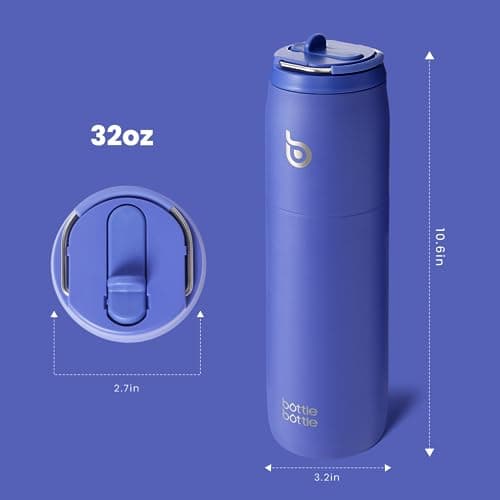 BOTTLE BOTTLE Isothérme Double Paroi 950 ml Bleue pour SportIFBOTTLE BOTTLE Isothérme Acier Inoxydable 950 ml Couleur Bl