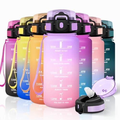 Motswedi Gourde Sport Réutilisable Roseclair et Rouge pour Enfant et Adulte Fitness et Randonnée — Violet Clair & Rose Clair