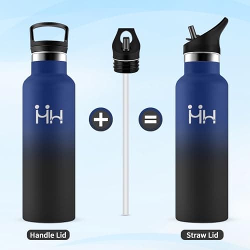 Bouteille Inox Étanche et Réutilisable pour Randonnée et Jogging