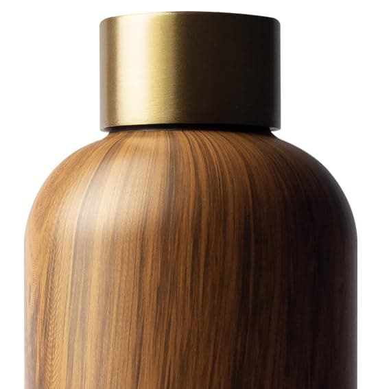 MAMEIDO Gourde Isotherme Pearl Marble Gold - Conserve la fraîcheur 24h & la chaleur 12h, Inoxydable & Sans BPA, 500ml — Oak Wood Gold