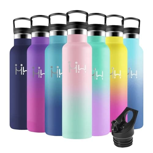 Gourde Isotherme Motswedi 1000ml Anti-Fuite, Poignée de Transport, École, Voyage, Sport