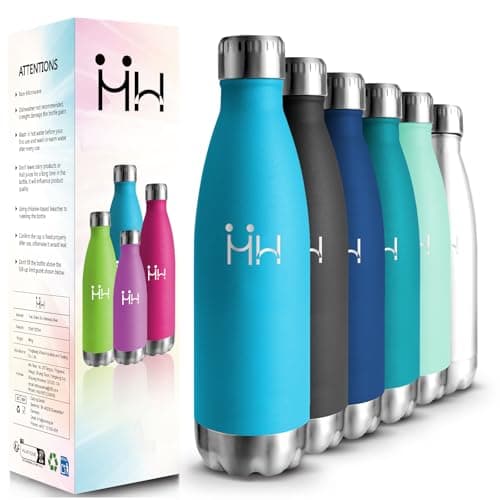 Gourde Isotherme HoneyHolly 500ML Inox sans BPA pour Sport et Outdoor