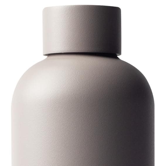 MAMEIDO Gourde Isotherme Pearl Marble Gold - Conserve la fraîcheur 24h & la chaleur 12h, Inoxydable & Sans BPA, 500ml — Taupe Grey
