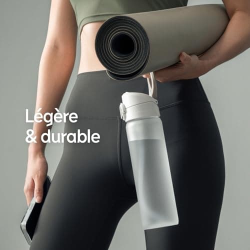 RhinoShield AquaStand Gourde Magnétique 800ml Étanche Légère pour Sport MagSafe Compatible, Gourde en Tritan avec Boucho