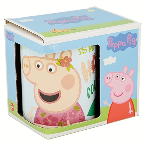 Peppa Pig mug en céramique bleue pour enfants durant l'été (350 ml)  
Peppa Pig mug en céramique rose pour adolescents d