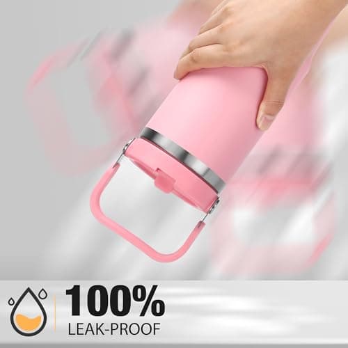 BesWin Gourde isotherme en acier inoxydable – Idéale pour sportifs – Isolation sous vide double paroi Bleu(Clair et prof