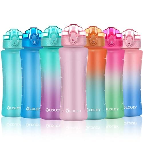 Gourde Oldley de 450ml/15oz pour Enfants - Réutilisable et Sans BPA - Parfaite pour l'École et la Maison - Étanche et Du
