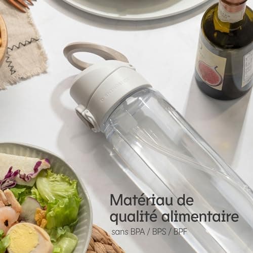 RhinoShield AquaStand Gourde Magnétique 800ml Étanche Légère pour Sport MagSafe Compatible, Gourde en Tritan avec Boucho