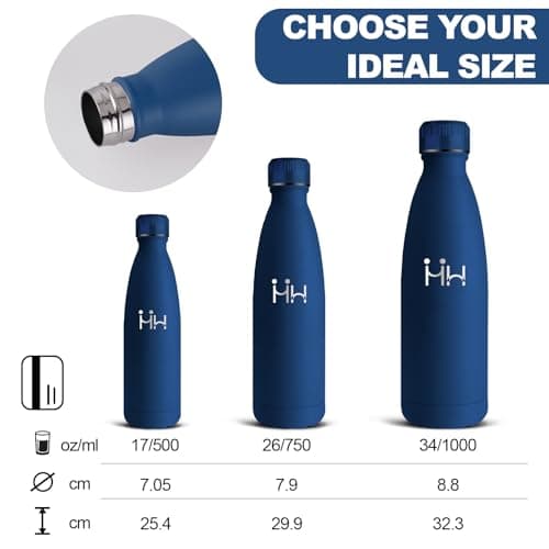 Gourde Isotherme Inox 500ml Anti Fuite pour École et Voyage