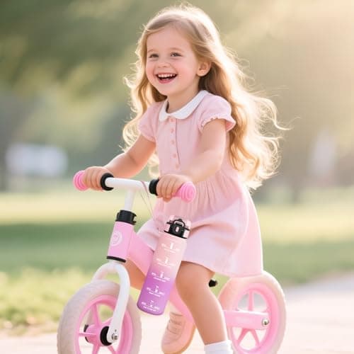 Gourde Motswedi Sport 500ml Anti Fuite Rose Cler & Rose Rouge pour Enfant et Adulte | Bouteille Réutilisable Sans BPA |