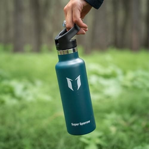 Super Sparrow Gourde Isotherme - Bouteille Étanche Sport - 500ml/750ml - Pour Plein Air & Quotidien - Gourde En INOX Bou