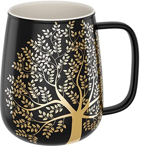 amapodo Tasse à café en porcelaine 600ml XXL - Sans plastique - Cadeaux pour hommes