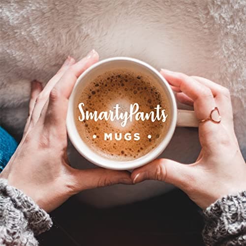 SmartyPants Soot Sprites Tasse à café enveloppante avec poignée en céramique résistante, passe au lave-vaisselist et au