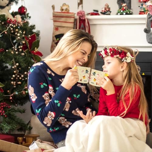 ADERTOS Tasses à Café et Thé en Céramique Père Noël Kawaii - Couvercle Inclus - Idéal en Occasions Spéciales - 4 Tasses