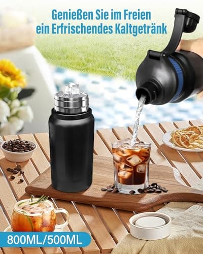 Bouteille Isotherme Gourde Inox 500ML Voyage Gym École Sans BPA