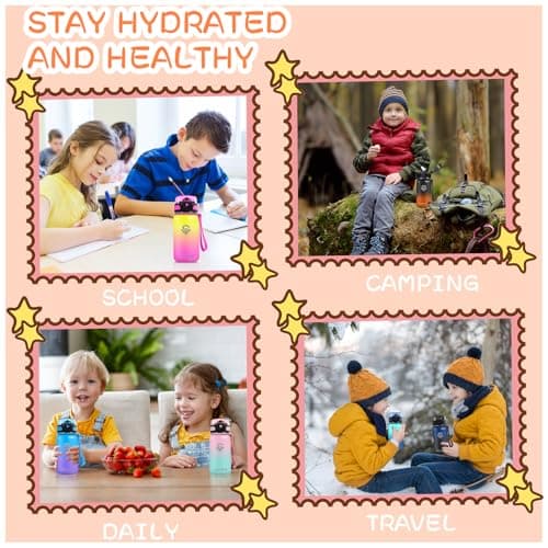 Gourde Enfant Grsta 500ml Isotherme Facile à Nettoyer