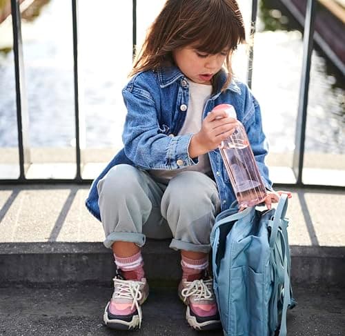 Bouteille Pop-Up Campus Mepal - Étanche et Réutilisable pour L'école et les Déplacements - Transparente - Sans BPA et La