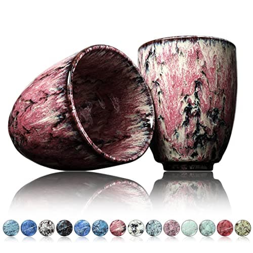 Tasses à café Ganzoo en céramique design sans anse 200ml moderne pour thé et café, accessoire de cuisine fashionable — Tiziano