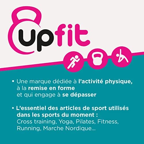 Upfit Gourde Sport - Gourde Transparente avec Pipette Rétractable - Facile à Utiliser avec Une Main - 750 ml