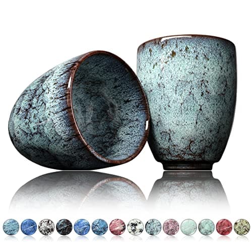 Tasses à café Ganzoo en céramique design sans anse 200ml moderne pour thé et café, accessoire de cuisine fashionable — Samoa