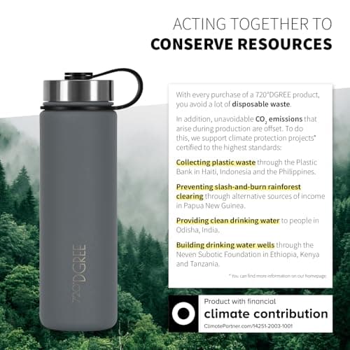 DGREE Bouteille Isotherme noLimit 410ml | Gourde en Acier Inoxydable | Idéal pour Sport et Voyage | Isolée sous vide | C