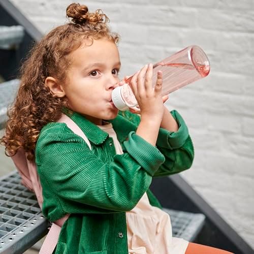 Bouteille Pop-Up Campus Mepal - Étanche et Réutilisable pour L'école et les Déplacements - Transparente - Sans BPA et La