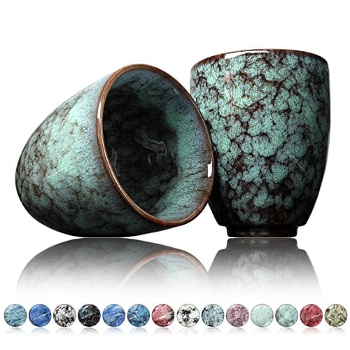 Tasses à café Ganzoo en céramique design sans anse 200ml moderne pour thé et café, accessoire de cuisine fashionable — Tirreno