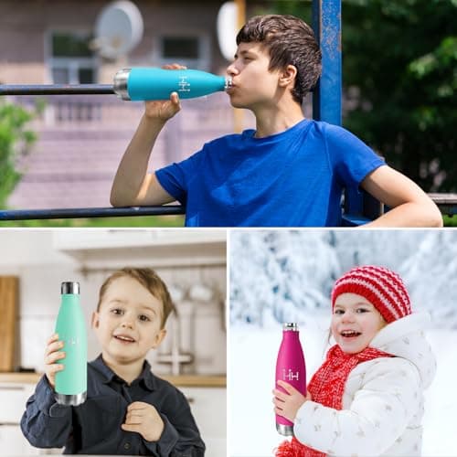 Gourde Isotherme HoneyHolly 500ML Inox sans BPA pour Sport et Outdoor
