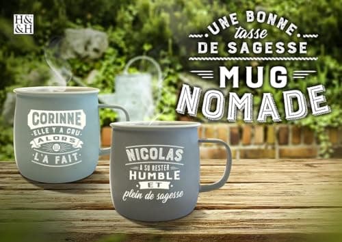 Mug Nomade – Mug à Thé et Café Personnalisé – Cadeau Femme Élégant et Pratique