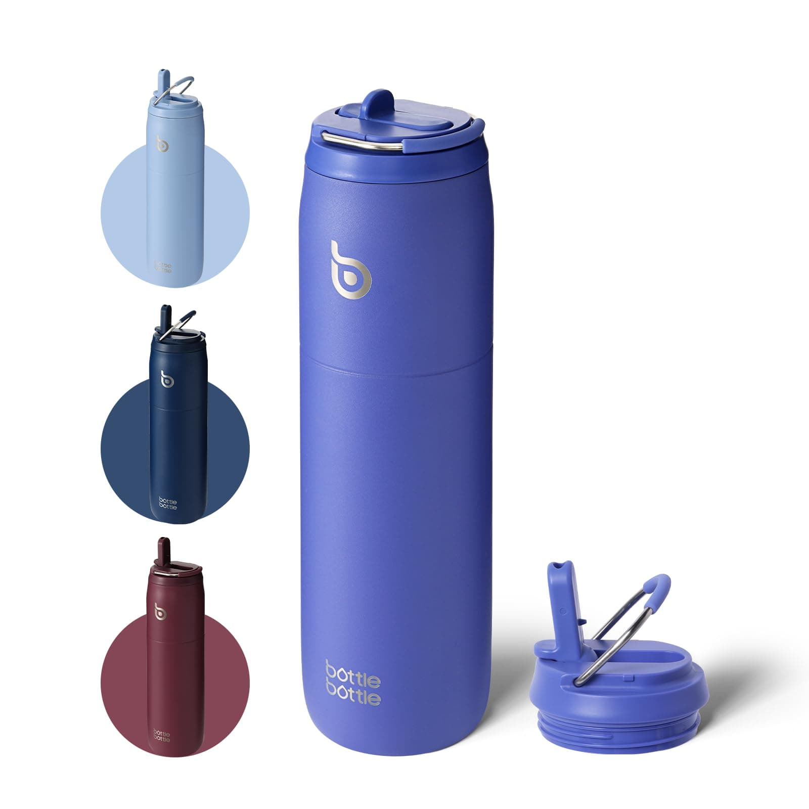 BOTTLE BOTTLE Isothérme Double Paroi 950 ml Bleue pour SportIFBOTTLE BOTTLE Isothérme Acier Inoxydable 950 ml Couleur Bl
