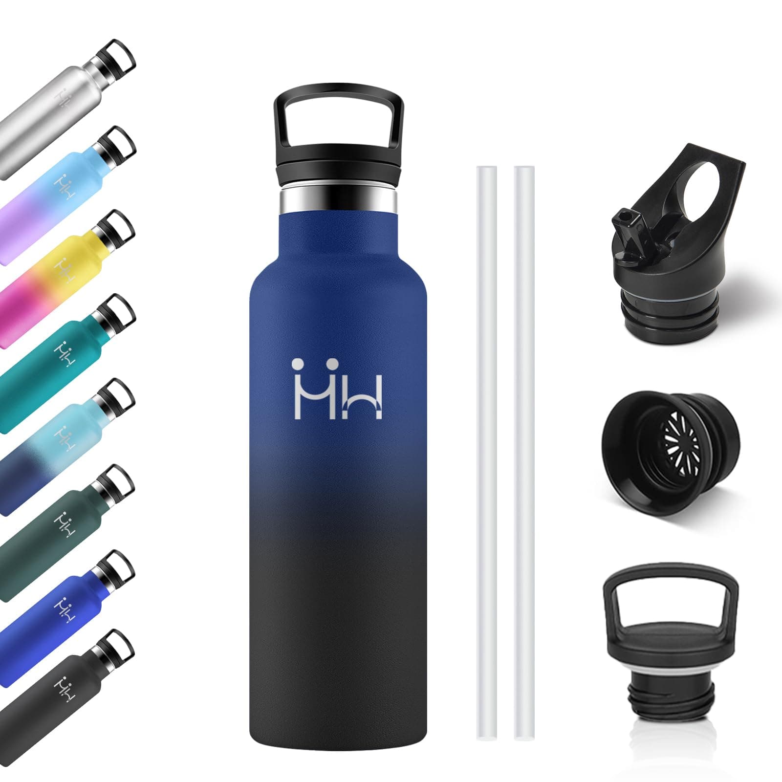 Bouteille Inox Étanche et Réutilisable pour Randonnée et Jogging