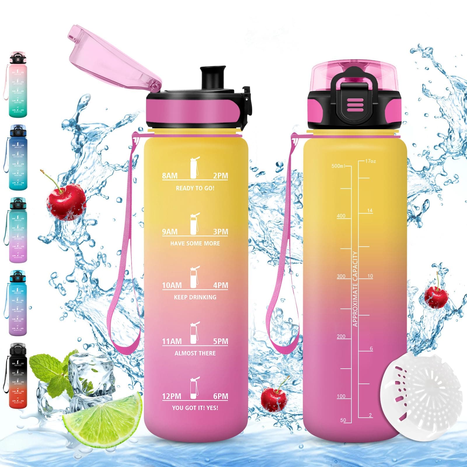 Gourde Sport Vikaster Sans BPA Étanche & Réutilisable Pour Enfant & Adulte