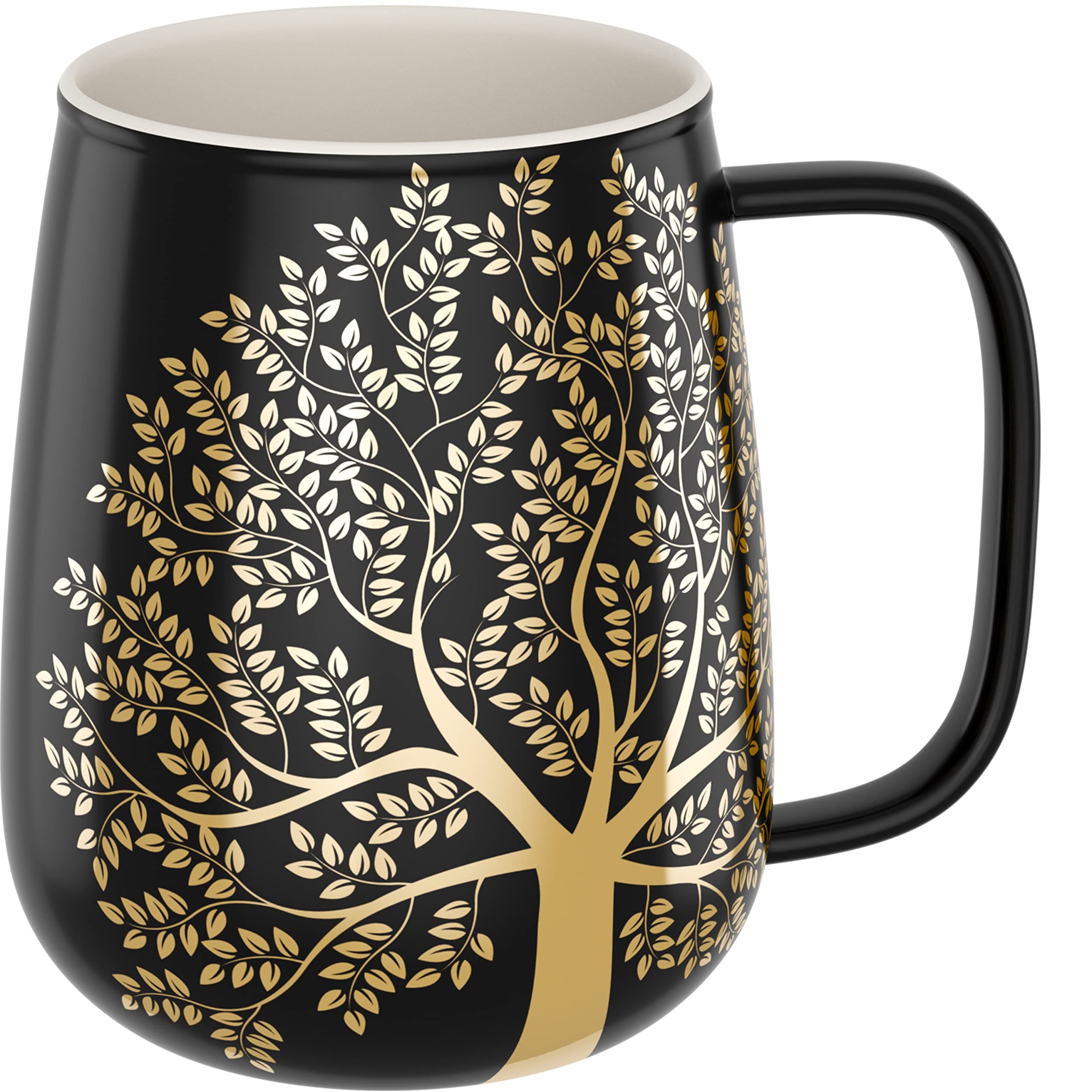amapodo Tasse à café en porcelaine 600ml XXL - Sans plastique - Cadeaux pour hommes